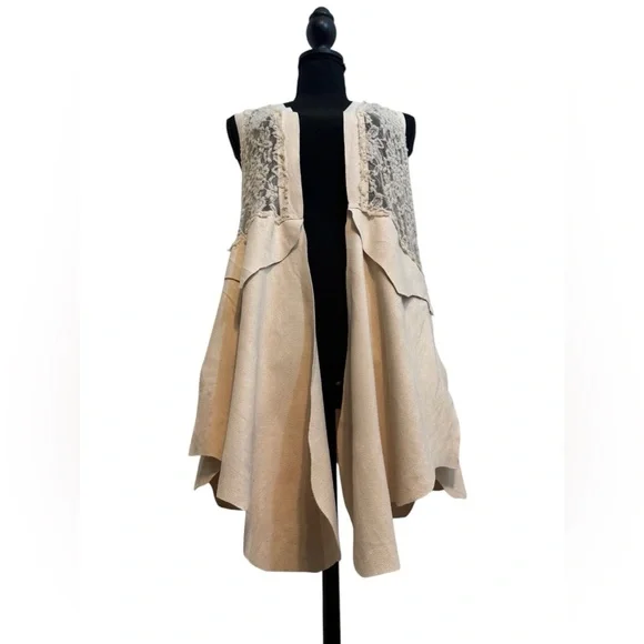 Vocal (Voice of California) Lace Open Cardigan Size Small - Picture 1 of 7